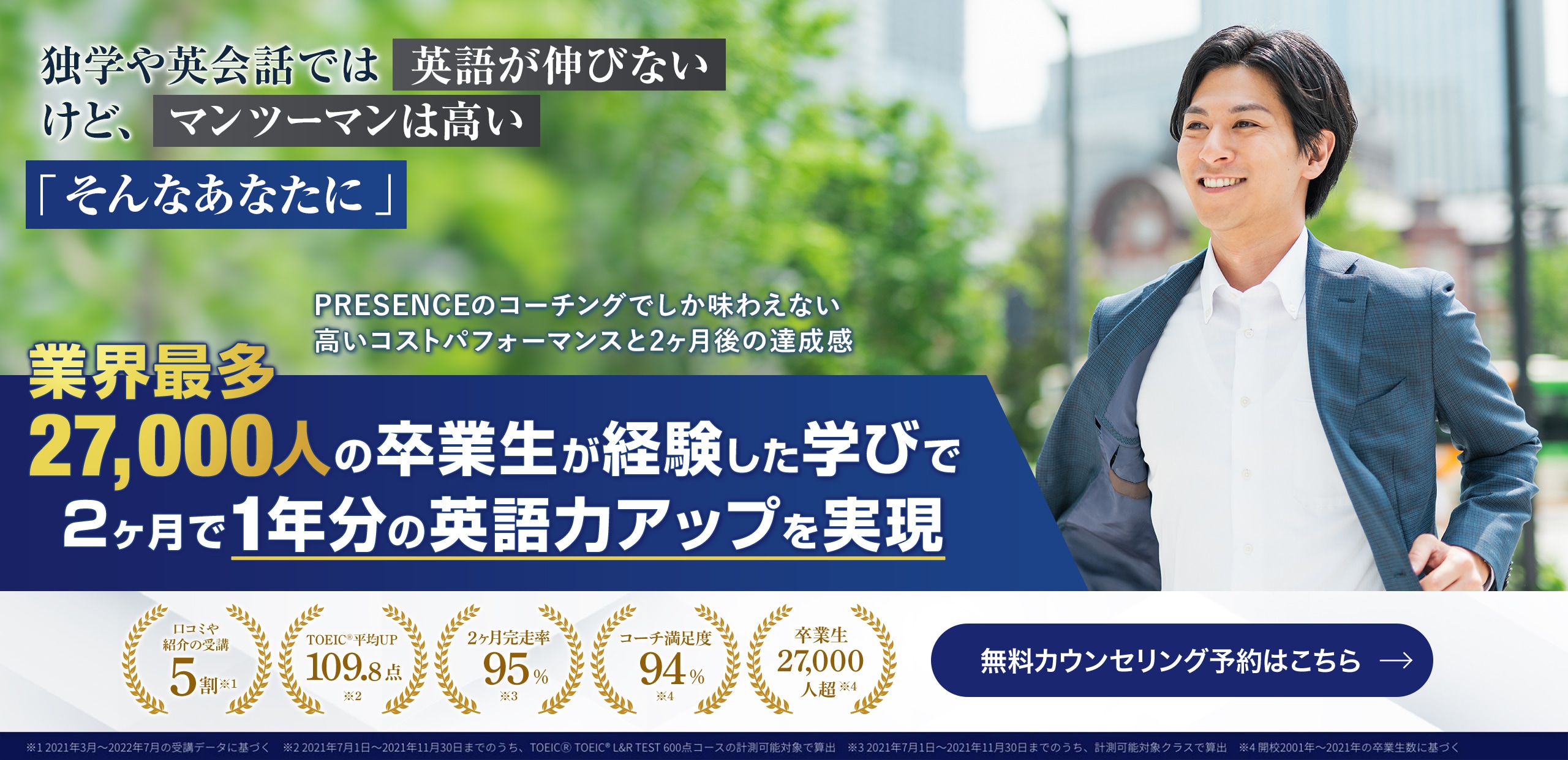 【公式】プレゼンス｜最短2ヶ月で英語力が伸びる日本初の英語コーチングスクール
